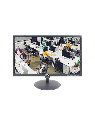 Invid 21.5” Full HD 1920 x 1080 LED, HDMI, VGA Monitor, Built-in speaker