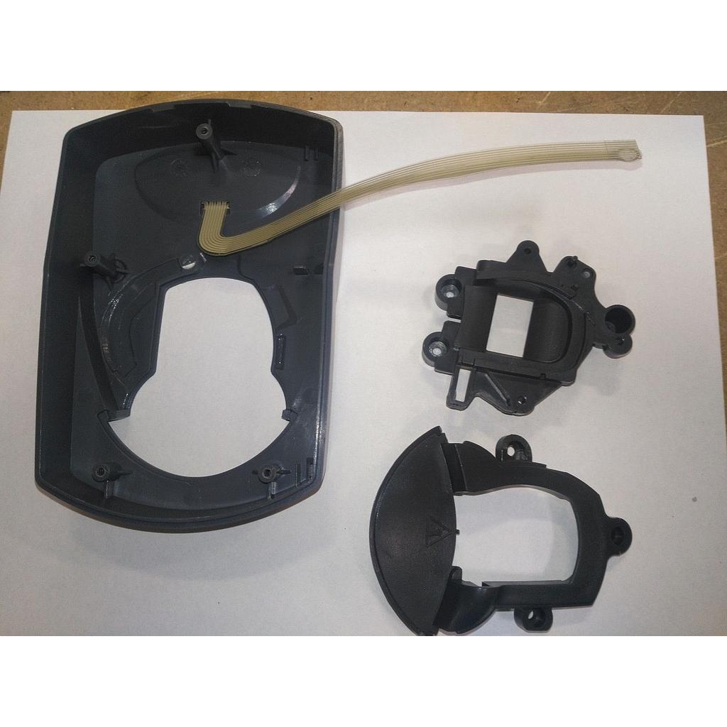 Sensormatic AMD-3050 SuperTag Electronic Power Detacher Table Top Cover Only &amp; Middle 2-piece tag holder slot assembly. 